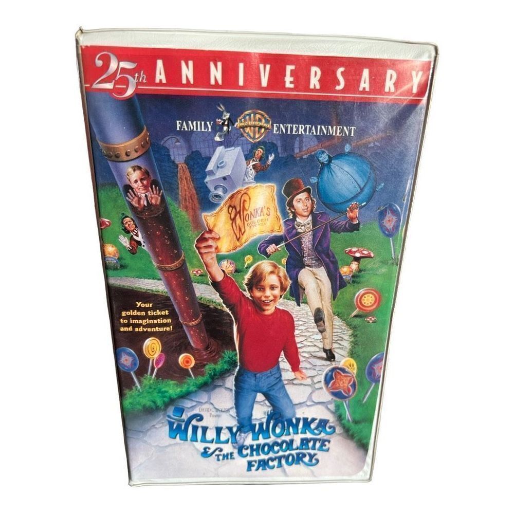 Willy Wonka VHS 25th Anniversary Movie